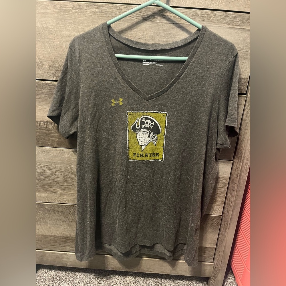 Under Armour Charcoal Pirate Graphic Tee